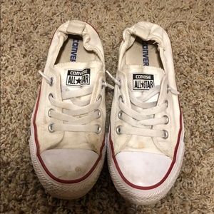 White slip on converse